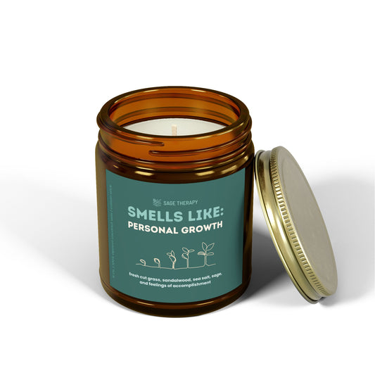 Smells Like Personal Growth: Sage & Sea Salt Candle