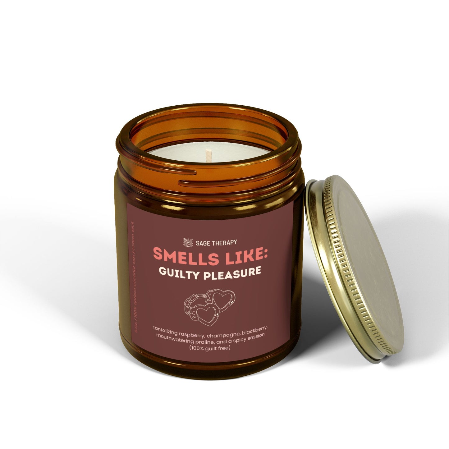 Smells Like Guilty Pleasure: Raspberry & Champagne Candle
