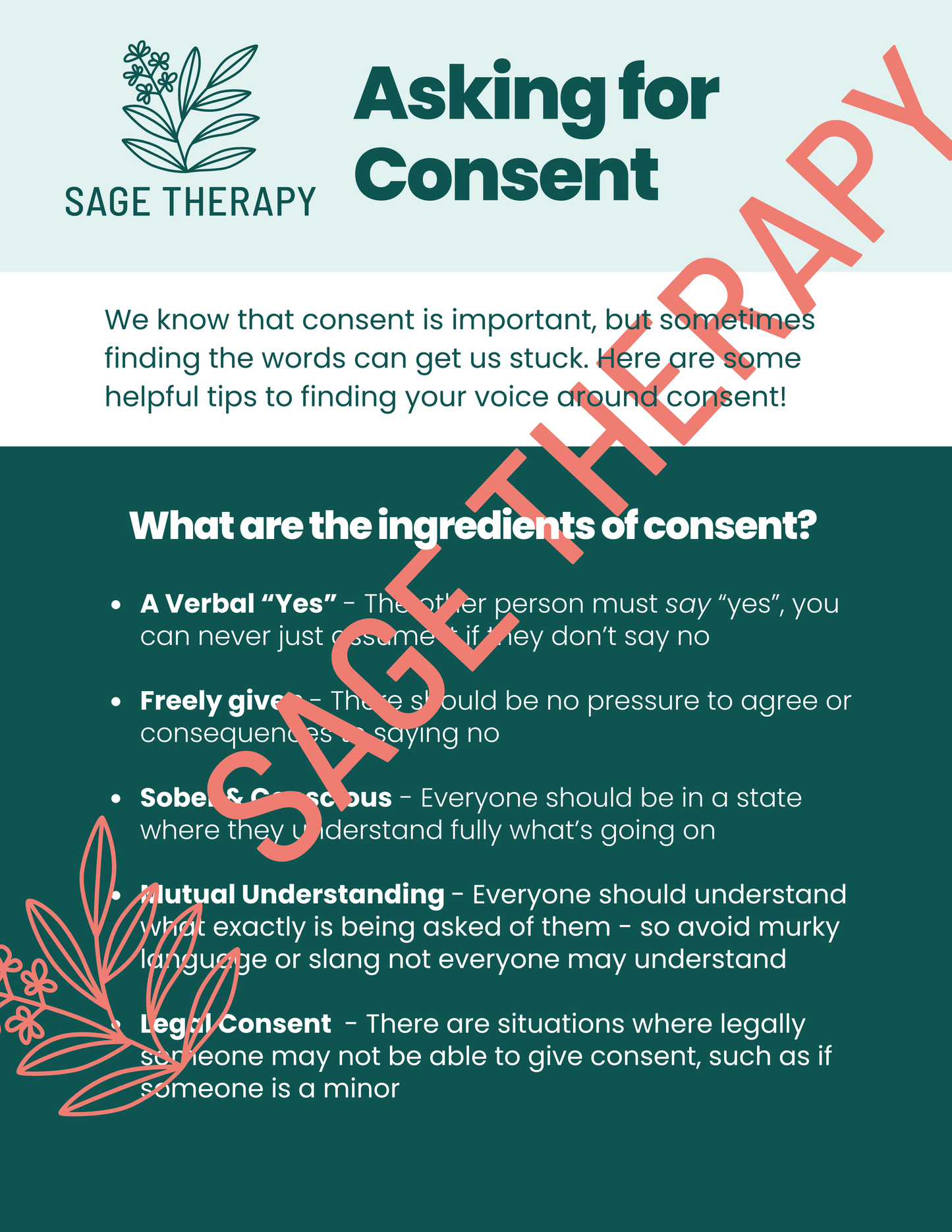 How to Ask For Consent (4 pages)