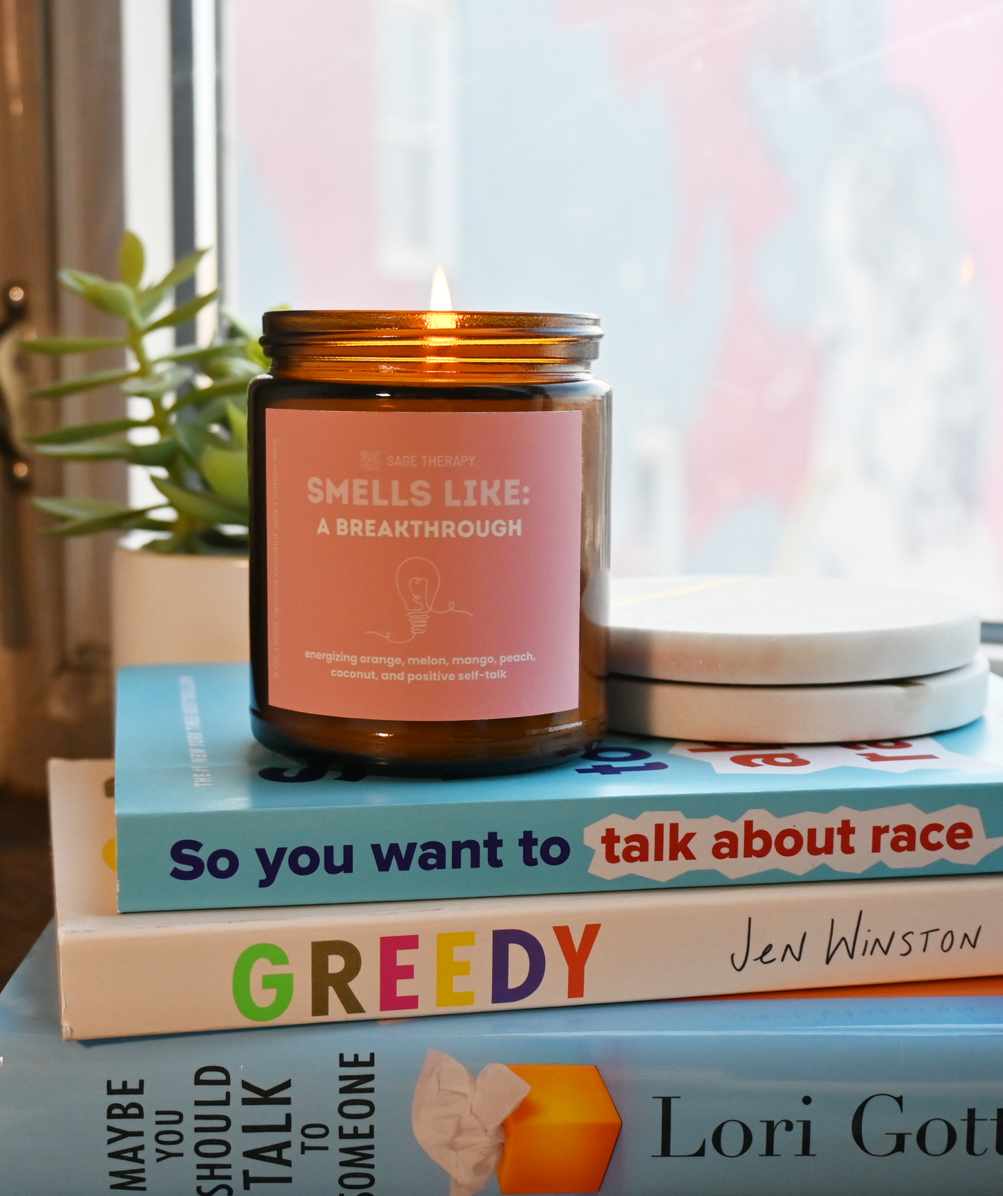 Smells Like A Breakthrough: Mango & Coconut Candle