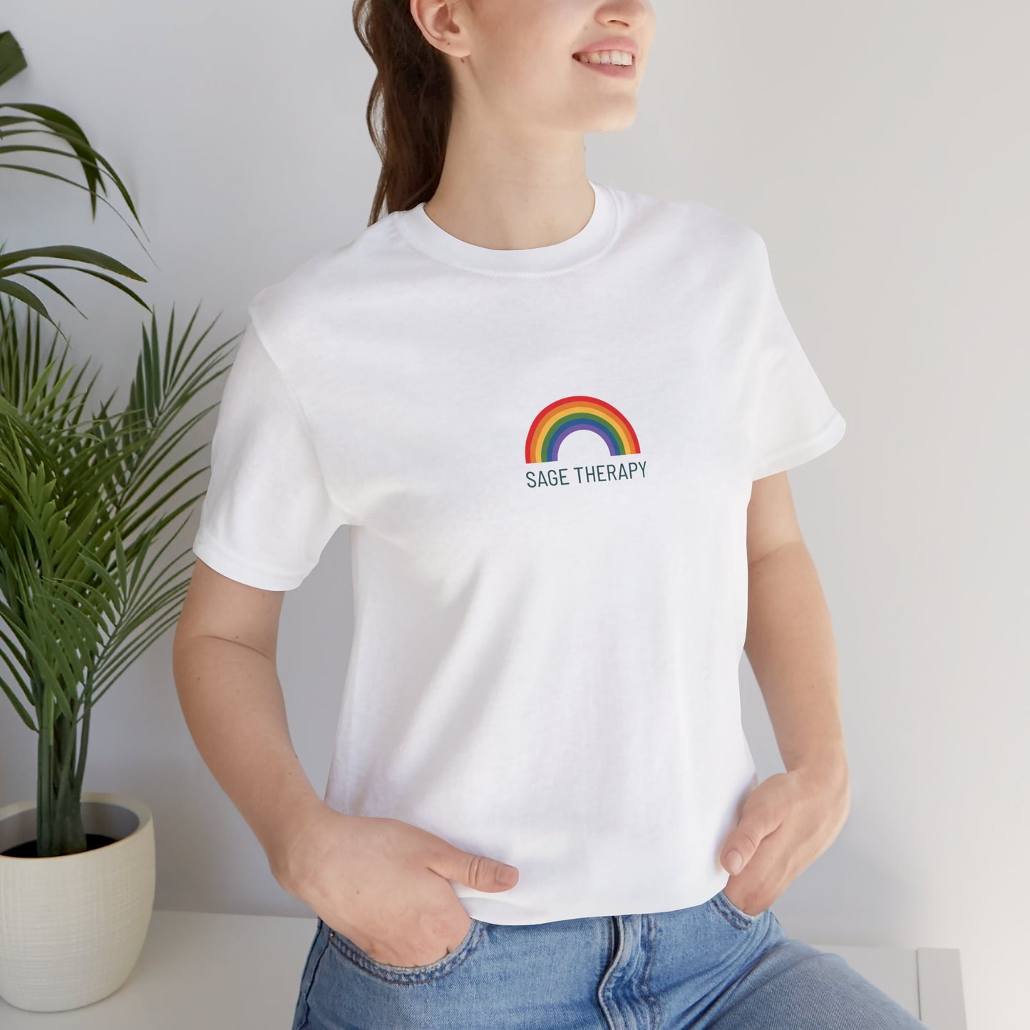 Sage Therapy Rainbow Pride Tee