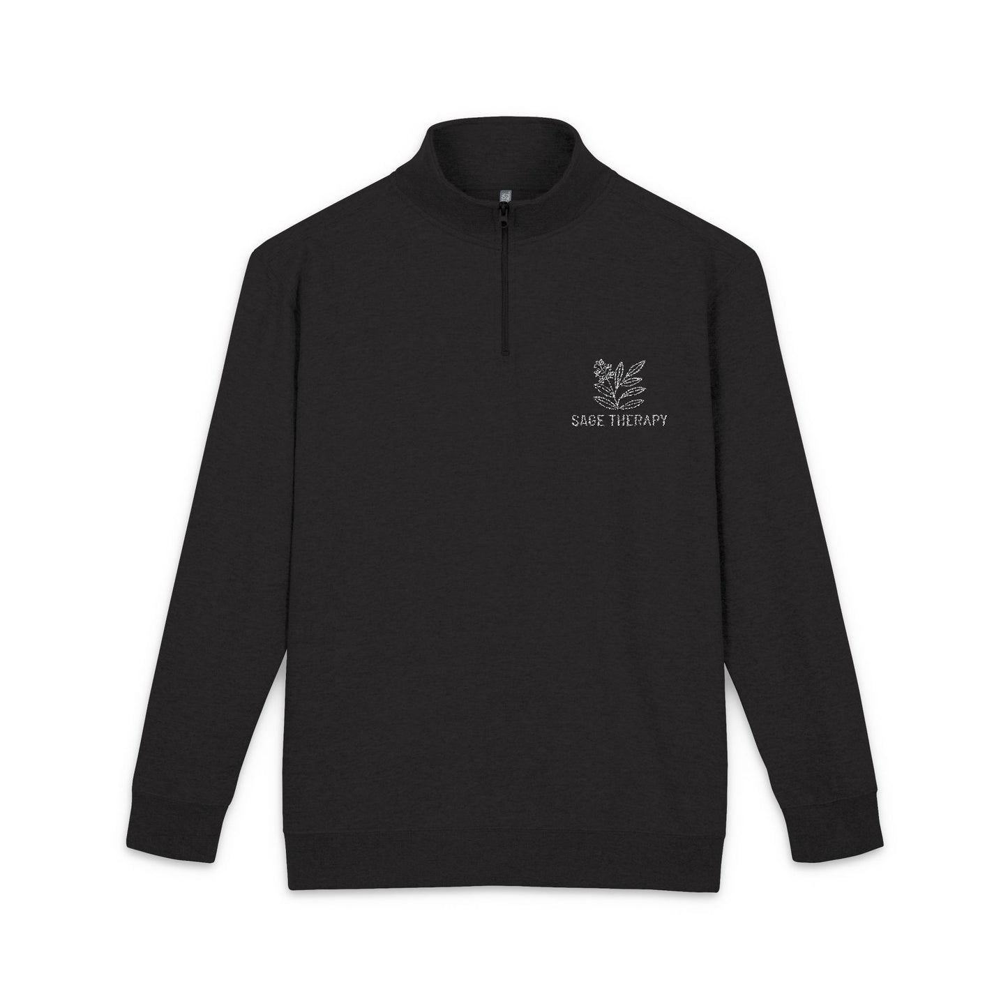 Sage Therapy Embroidered Quarter Zip