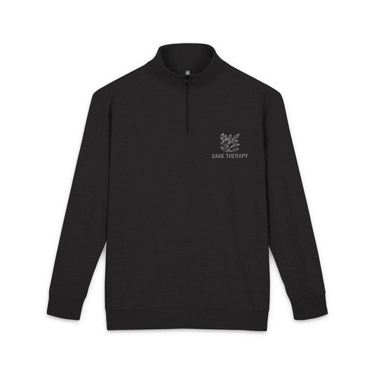 Sage Therapy Embroidered Quarter Zip