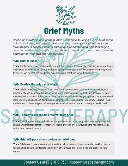 Grief Myths (2 pages)