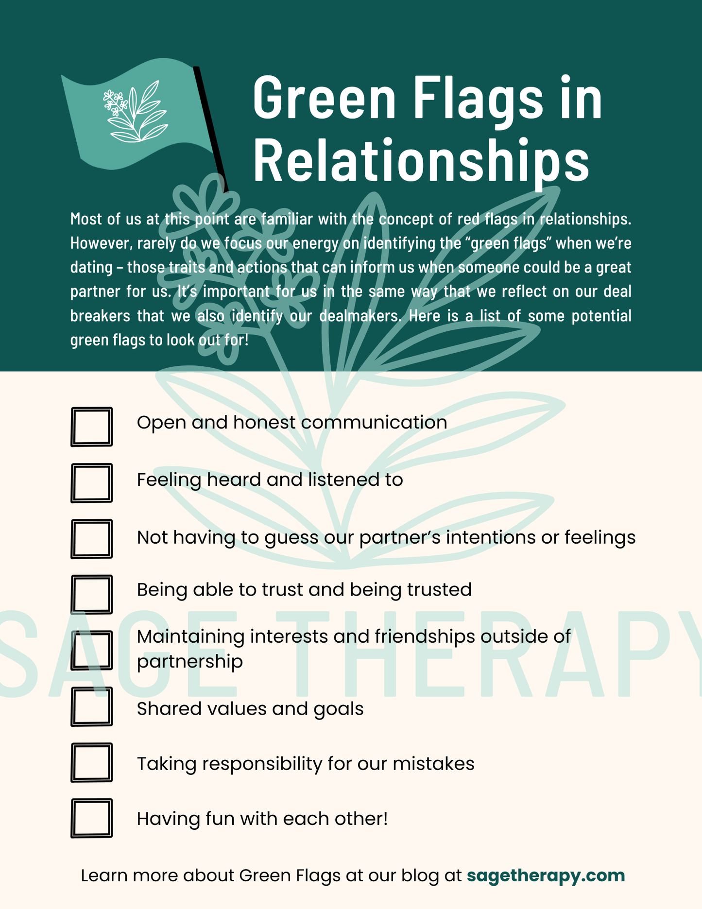 Relationship Green Flags