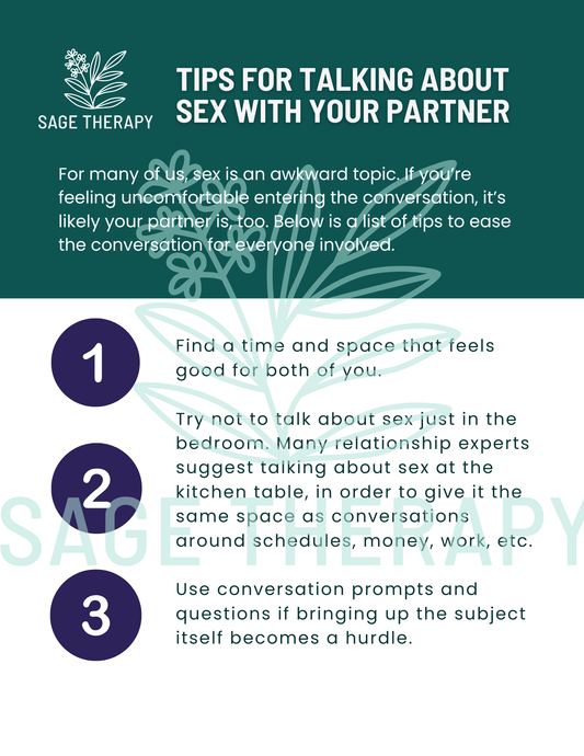 Tips for Talking About Sex (3 pages)